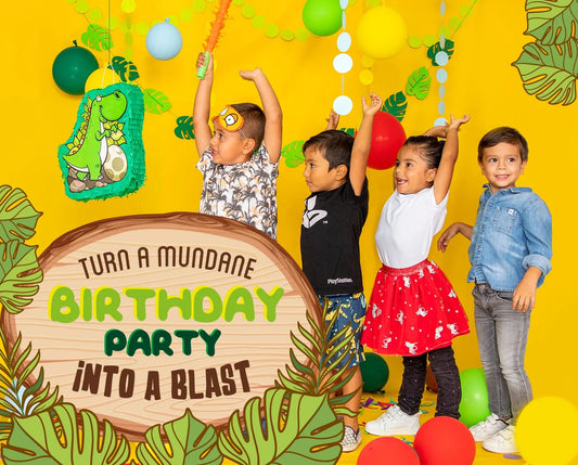 TURN A MUNDANE BIRTHDAY PARTY INTO A BLAST WITH FUN DINOSAUR PARTY DECORATIONS