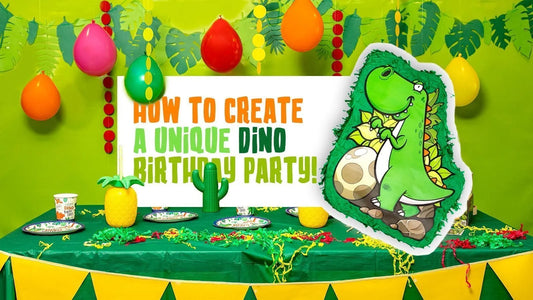 HOW TO CREATE A UNIQUE BIRTHDAY ACTIVITY WITH THE DINOSAUR PINATA