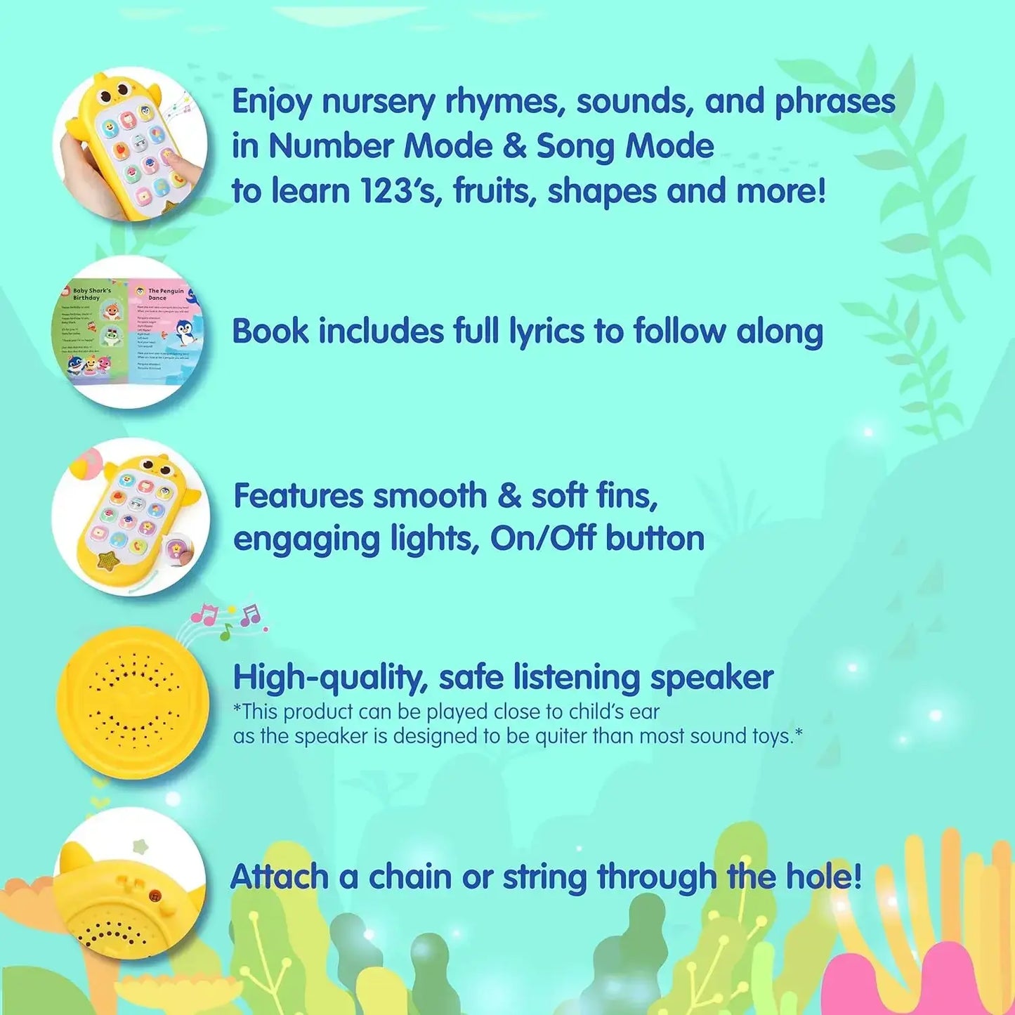 Baby Shark™ Musical Learning Bundle – 3 Toys, Endless Fun
