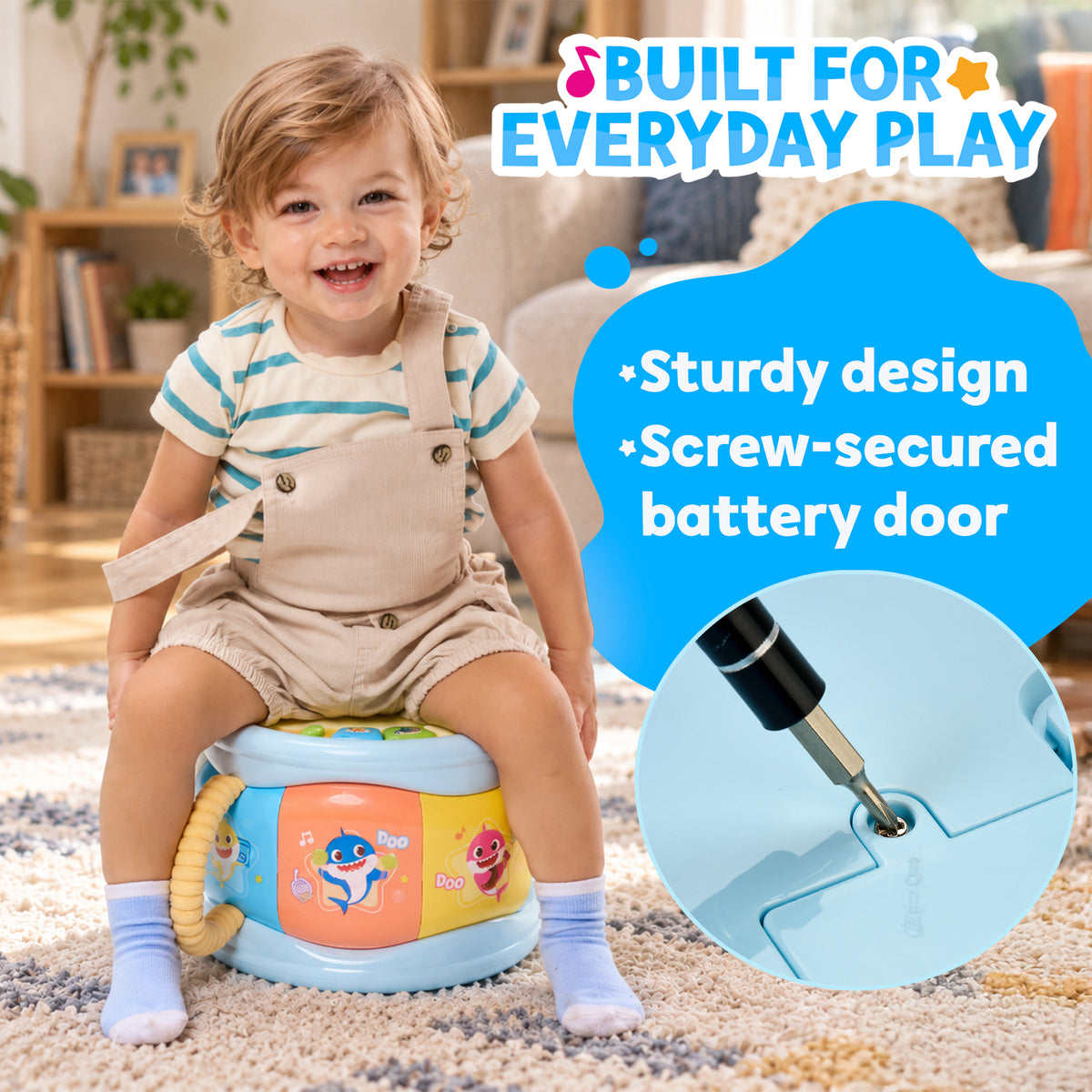 Baby Shark Piano Drum