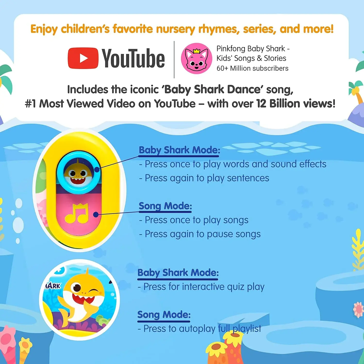 Baby Shark Sing & Learn Pad