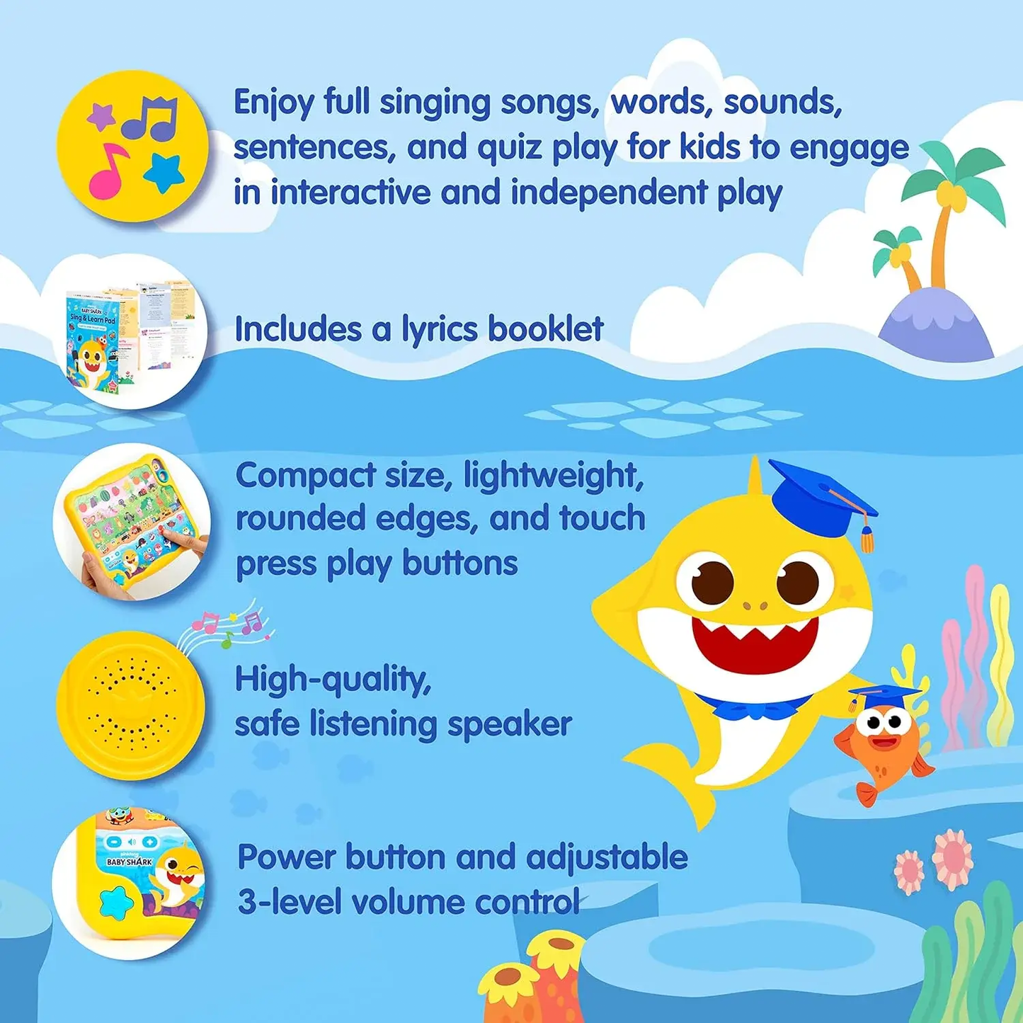 Baby Shark Sing & Learn Pad