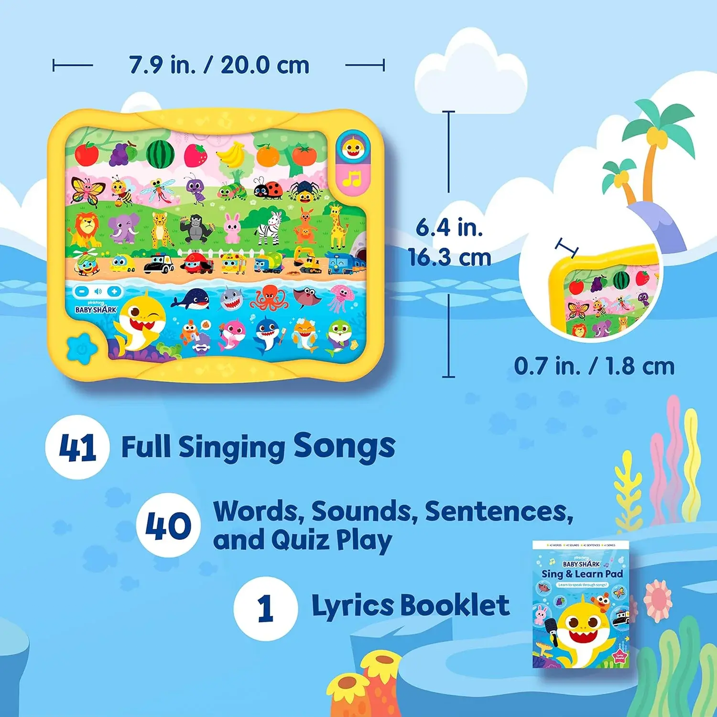 Baby Shark Sing & Learn Pad