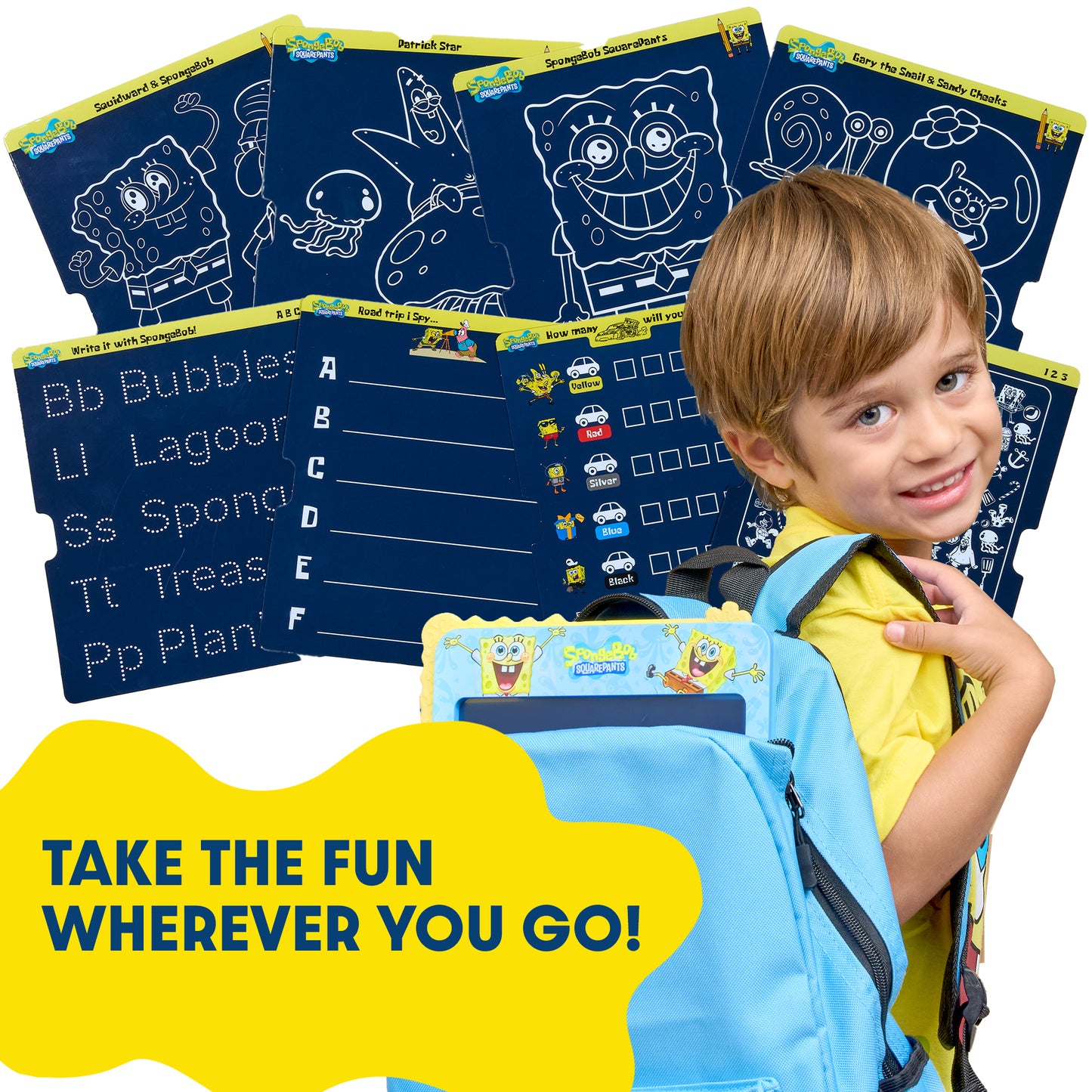 SpongeBob™ Tablet Party Bundle – 4 Tablets, Endless Creativity