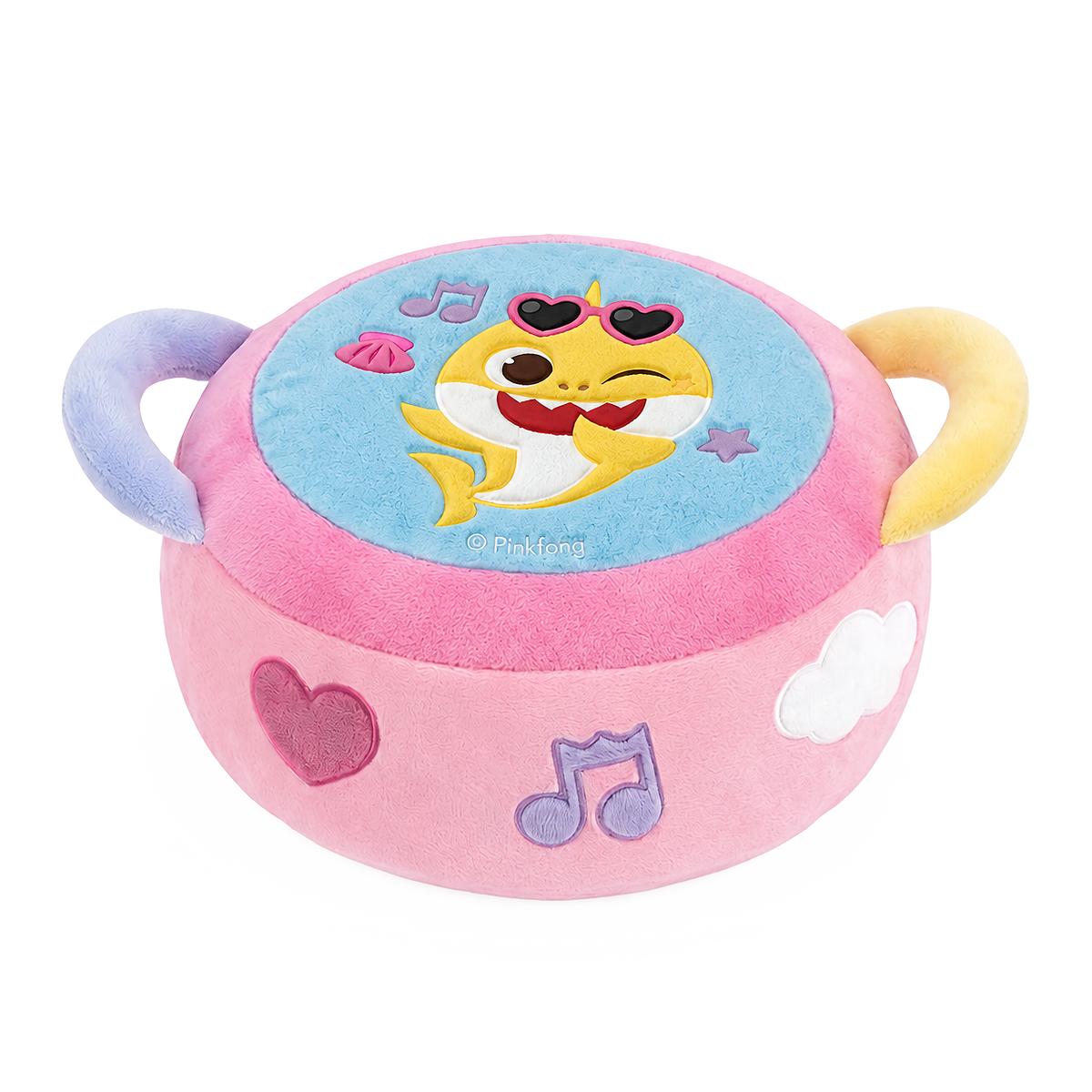 Baby Shark Plush Drum Pink