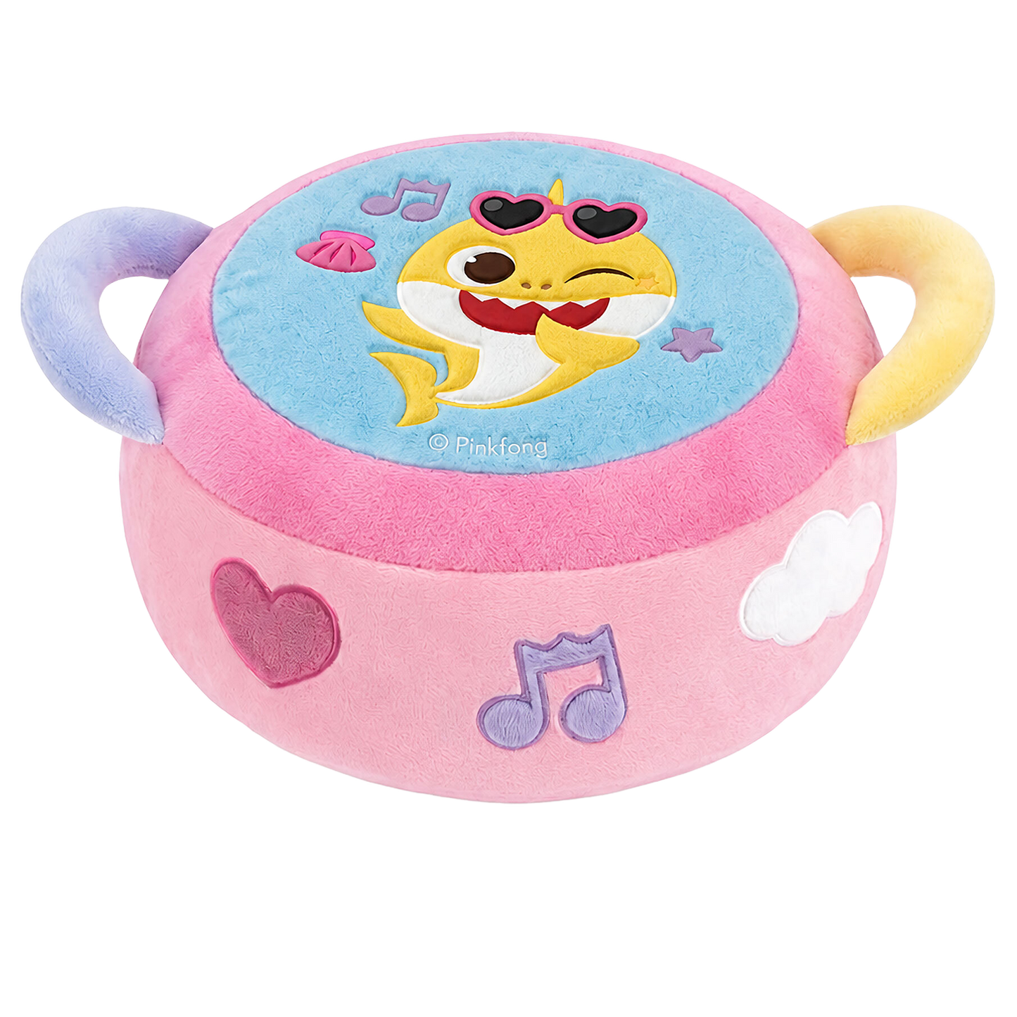 Baby Shark Plush Drum Pink
