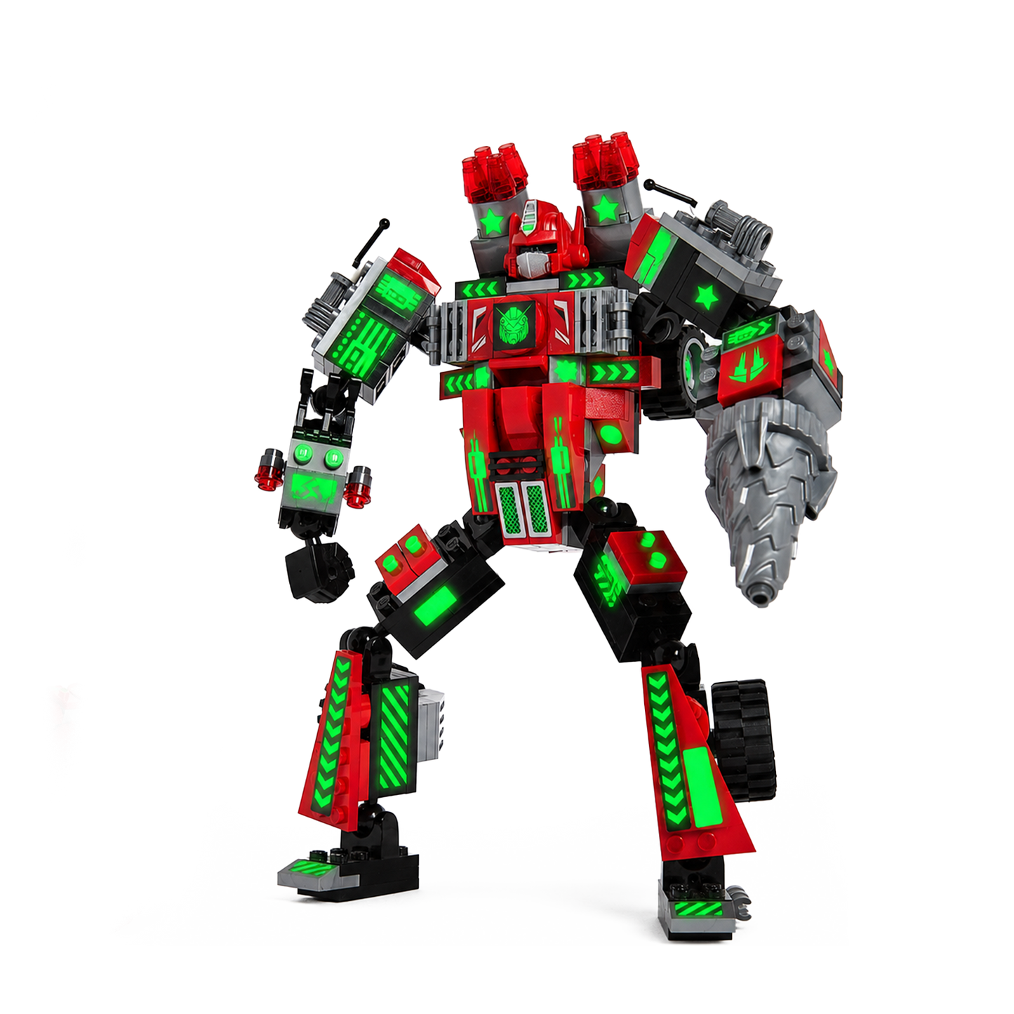 Grindburst — 3-in-1 Geometric Robot Building Set