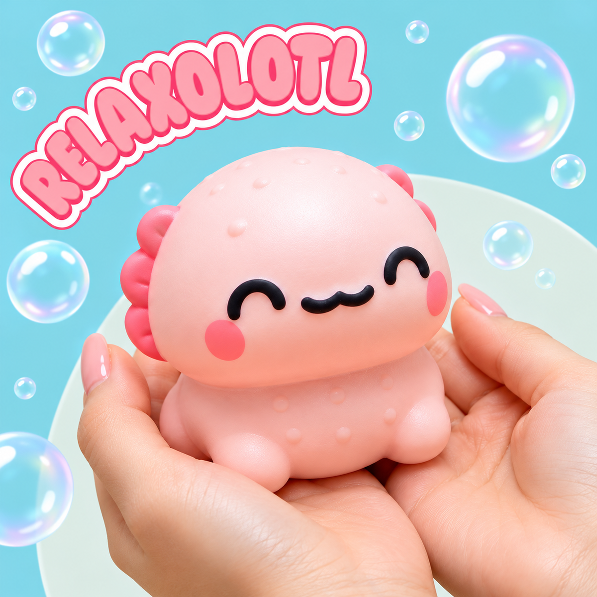 Relaxolotl Axolotl Squishy – Slow Rise Stress Toy