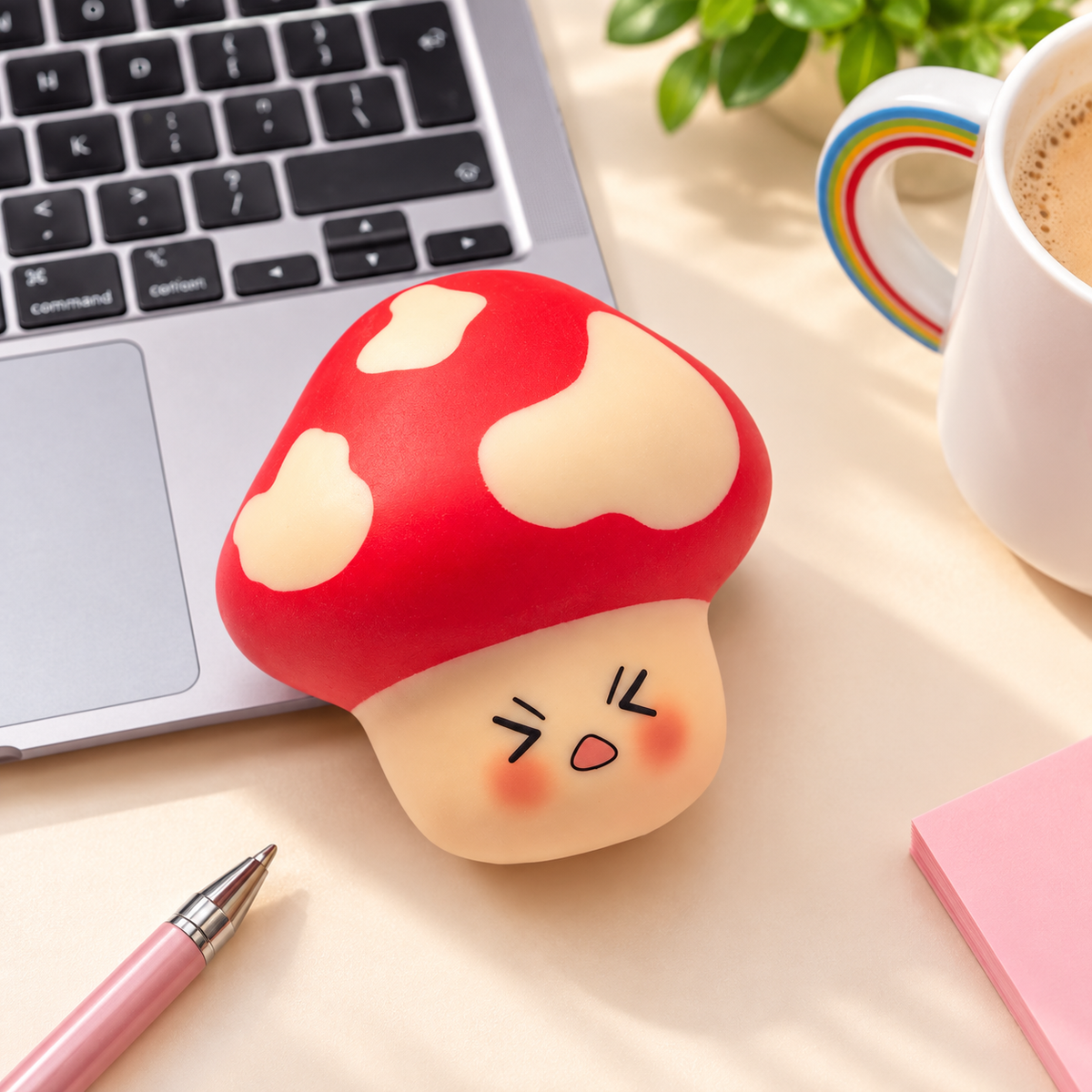 Stress Shroom Mushroom Squishy – Novelty Stress Toy