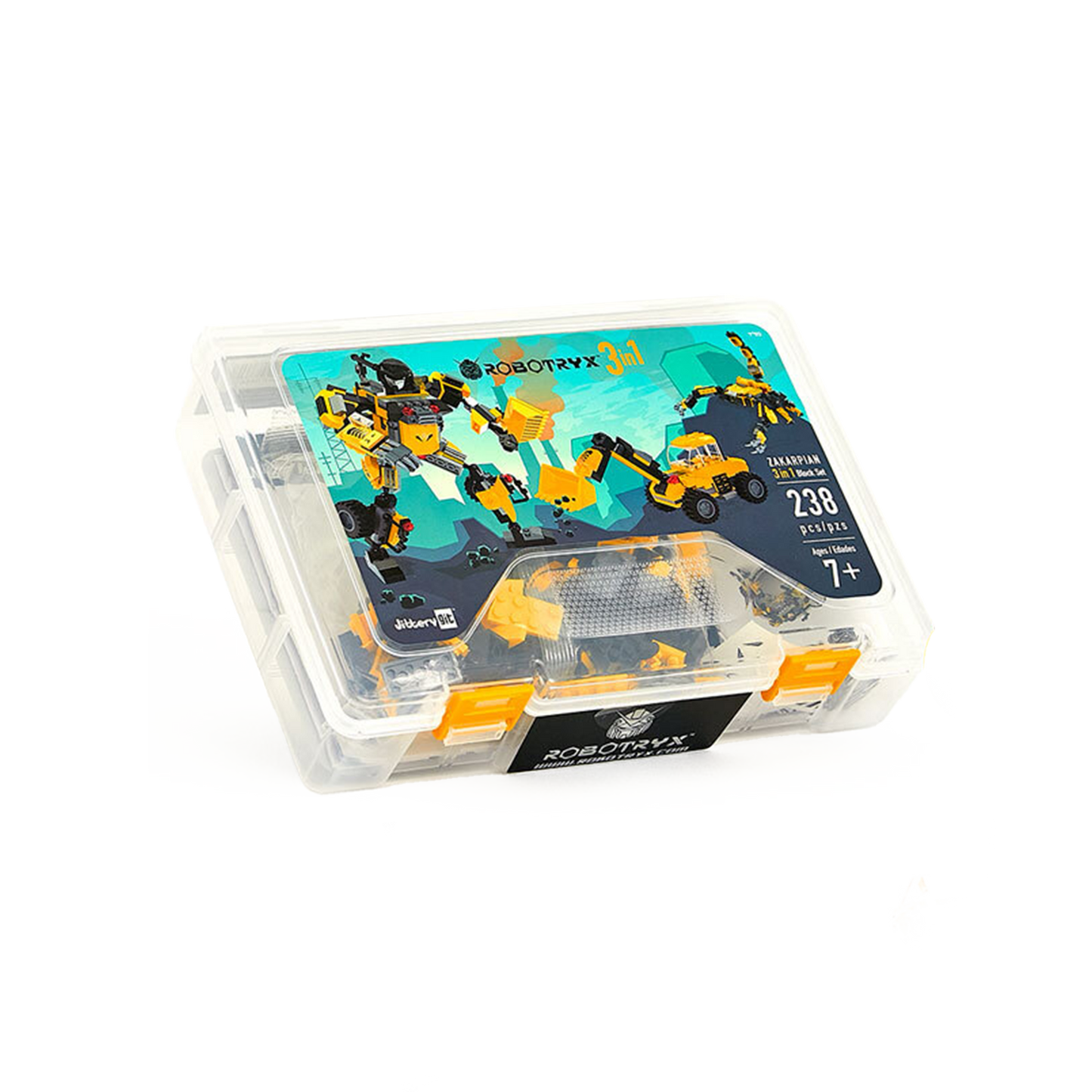 Zakarpian — 3-in-1 Convertible Robot Building Set