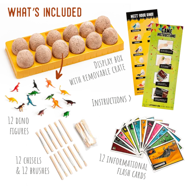 12 Dinos Eggs