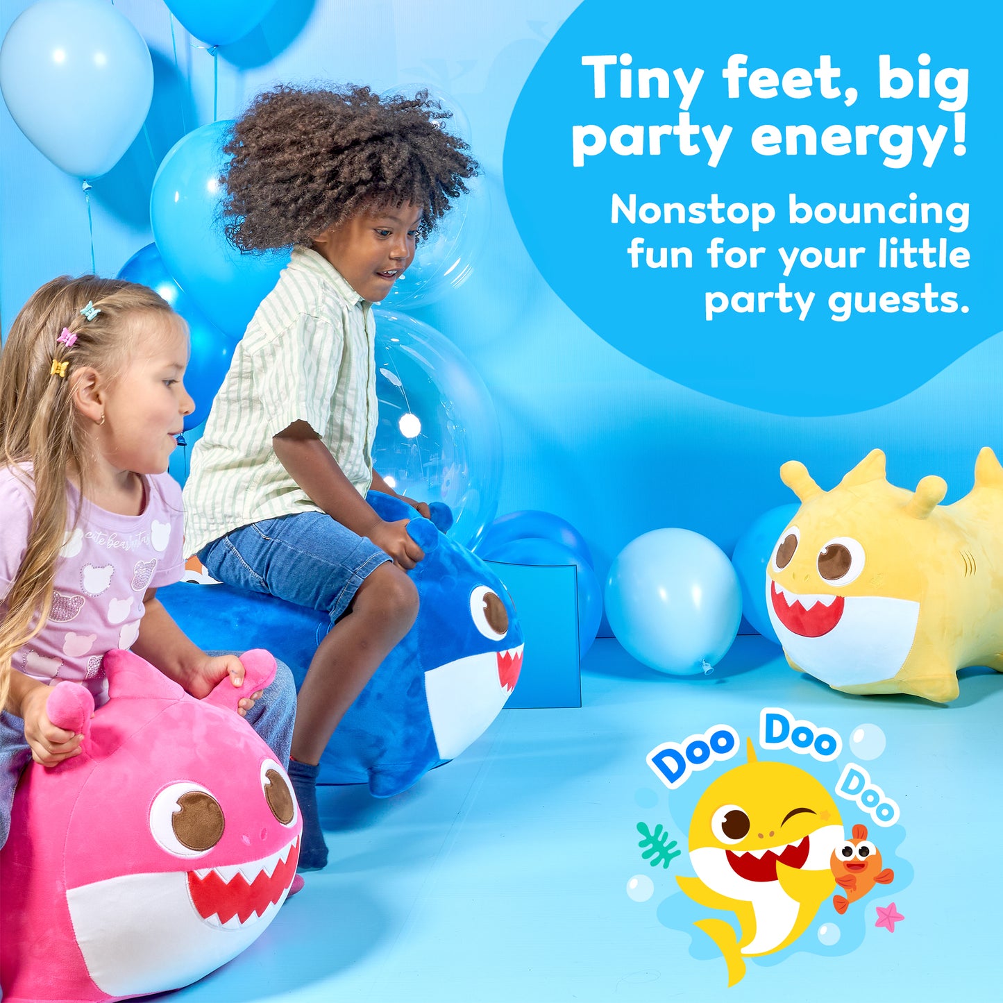Baby Shark™ Bouncy Bundle – 3 Toys, Endless Fun