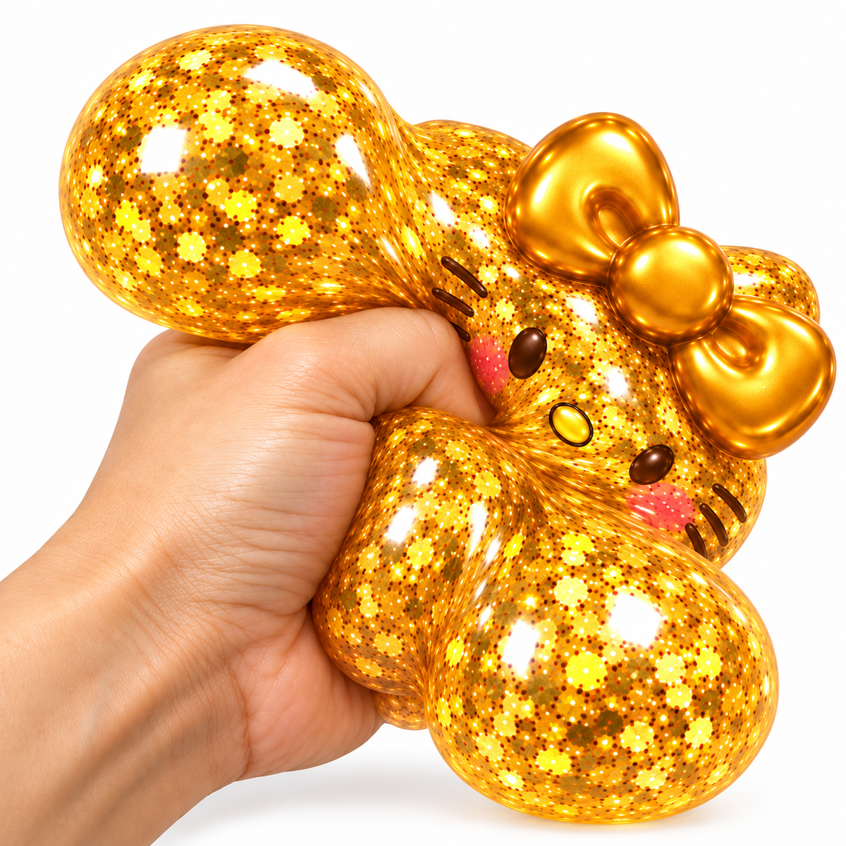Hello Kitty and Friends Mystery Squishy Dumpling – Golden Edition