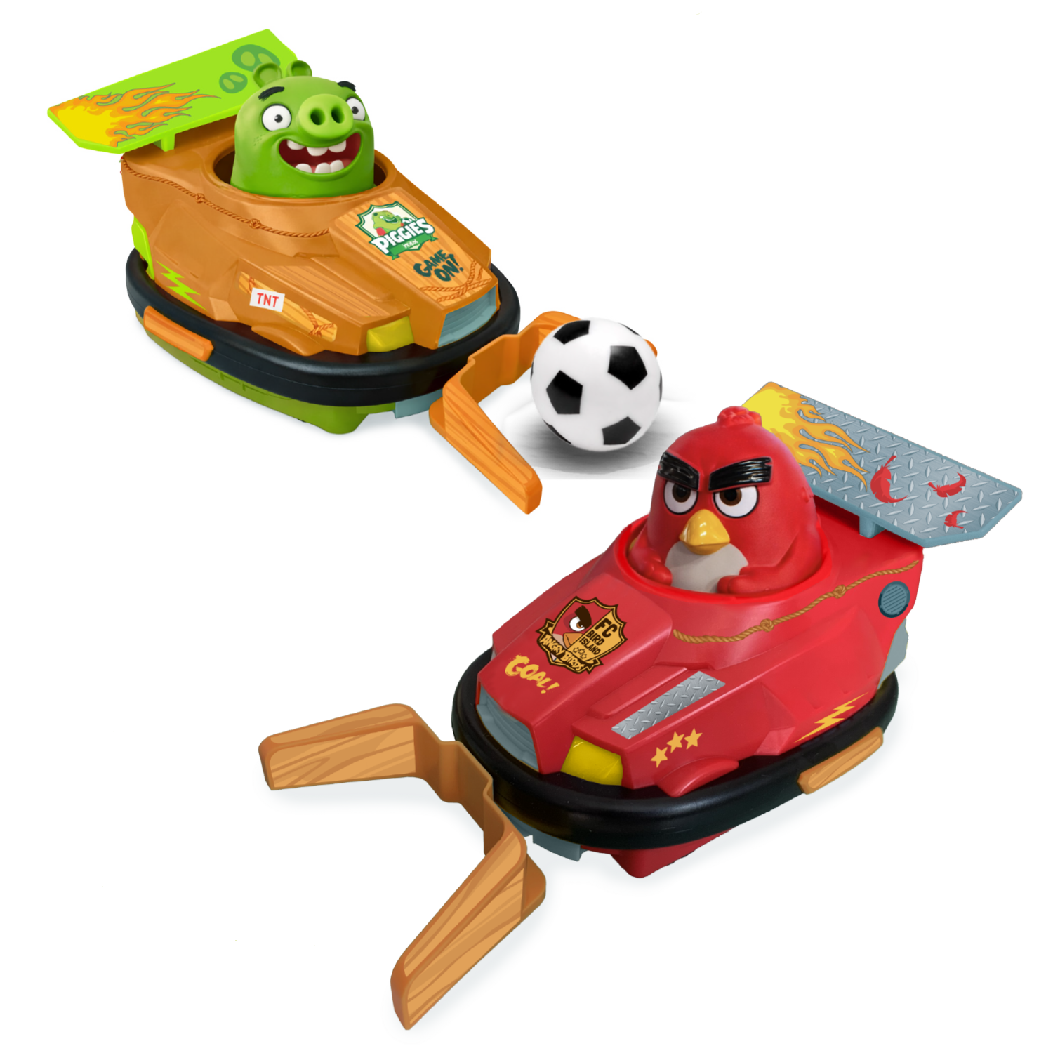 Angry birds rc bumper cars soccer game set | jitterygit