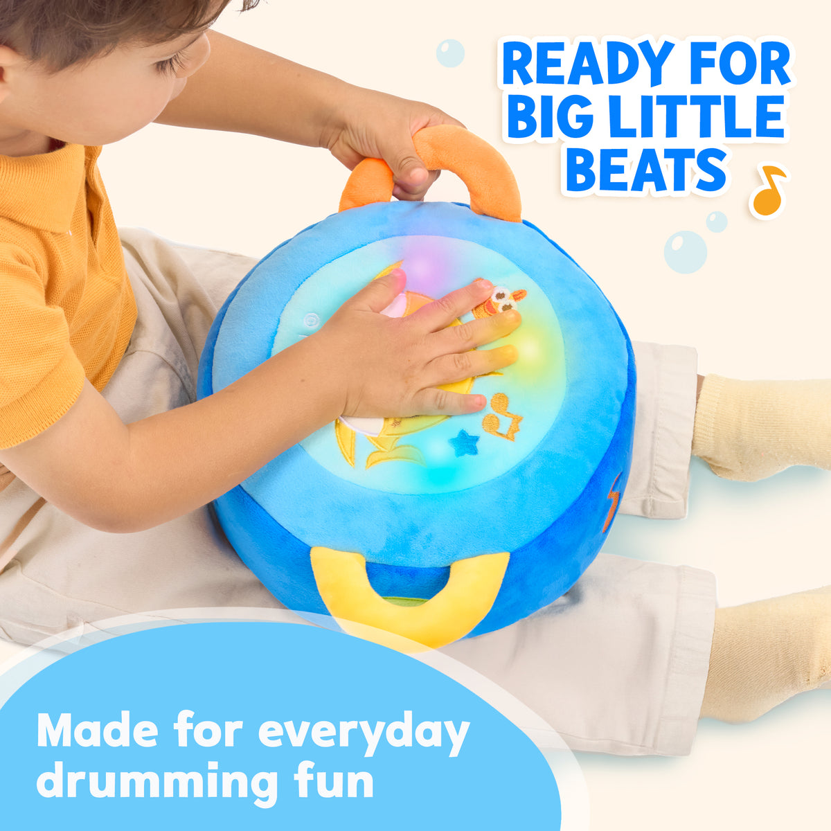 Baby Shark Plush Drum Blue