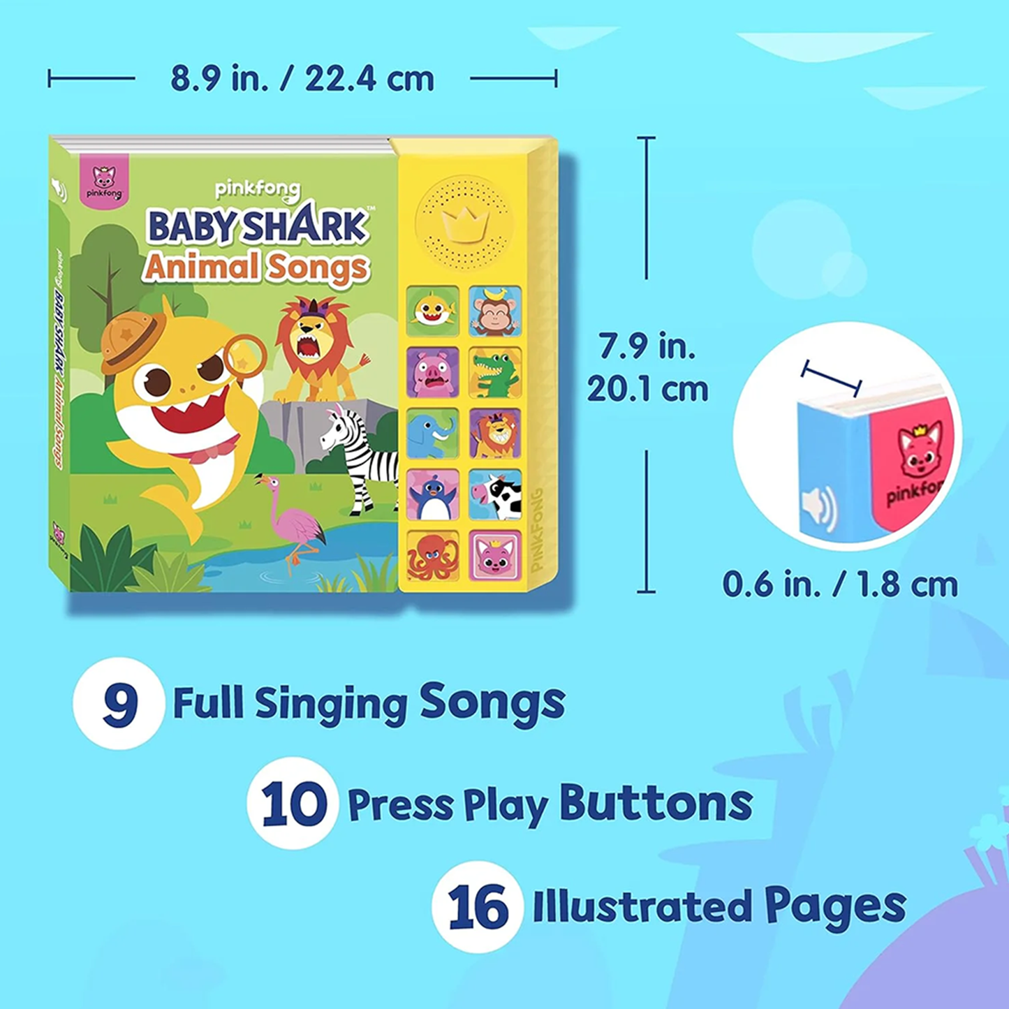 Baby Shark Animal Songs Sound Book