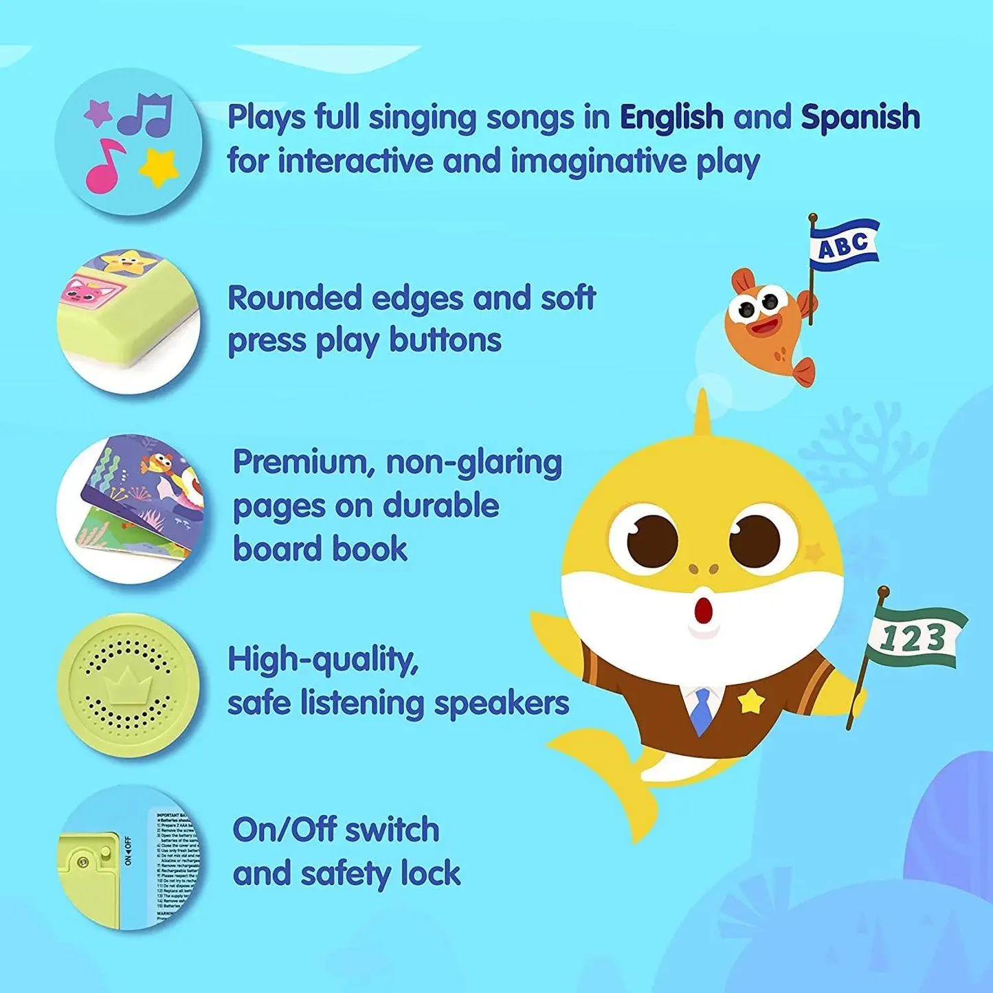 Baby Shark Animal Songs Sound Book