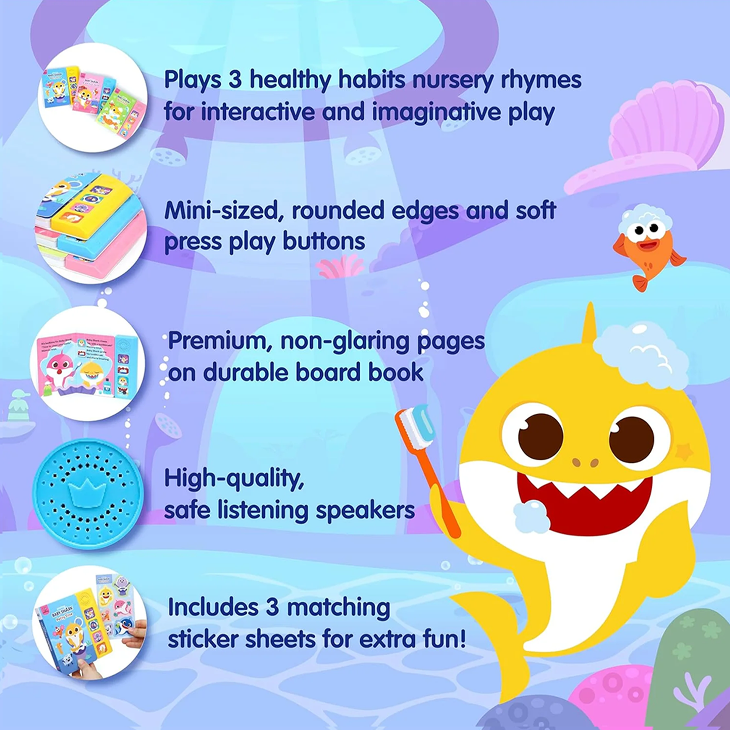 Baby Shark Healthy Habits Sound Books Boxed Set