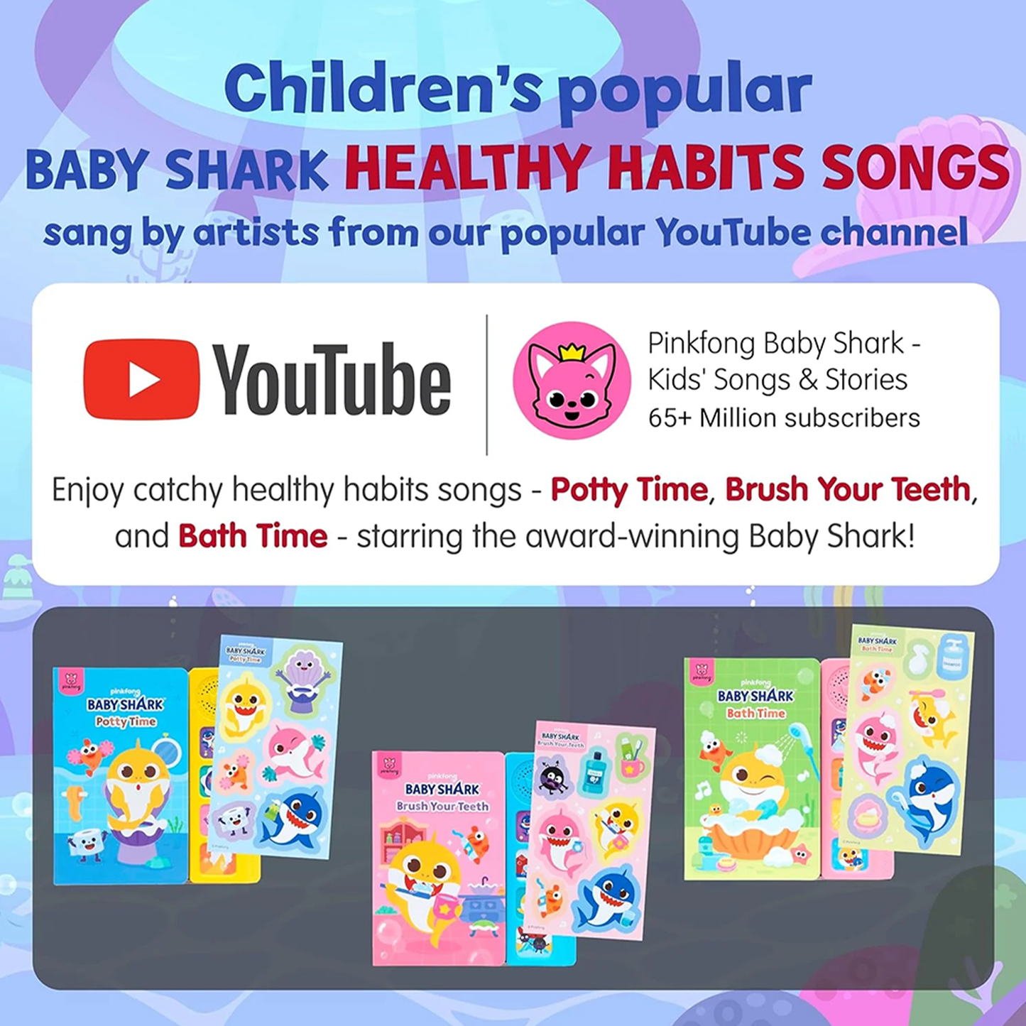 Baby Shark Healthy Habits Sound Books Boxed Set