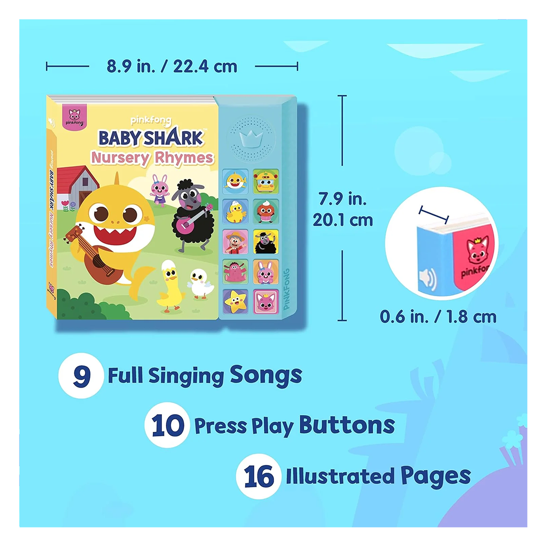 Baby Shark Nursery Rhymes Sound Book