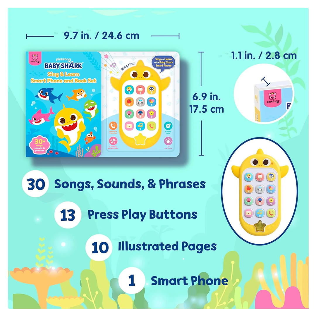 Baby Shark Sing & Learn Smart Phone Book