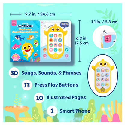 Baby Shark Sing & Learn Smart Phone Book