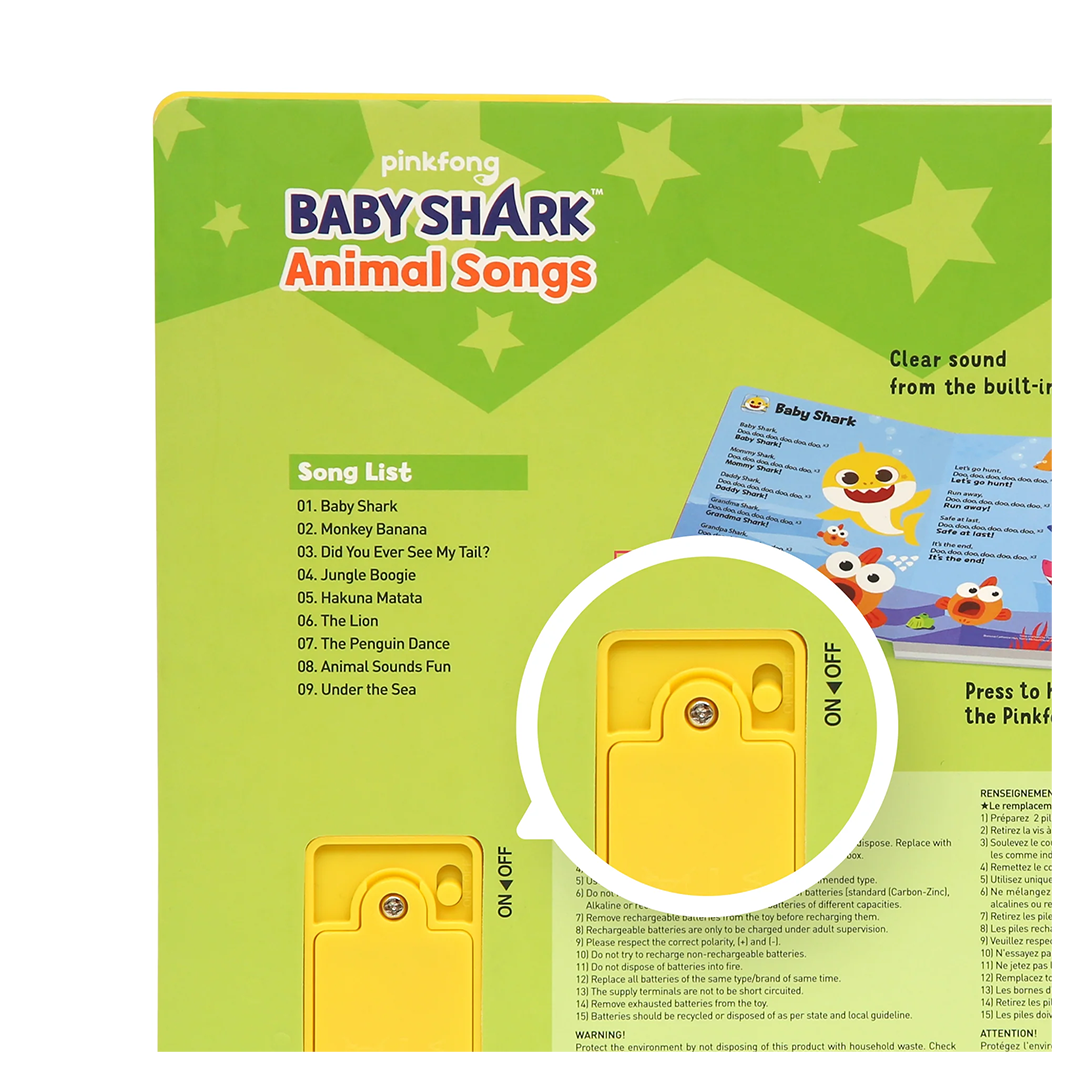 Baby Shark Animal Songs Sound Book