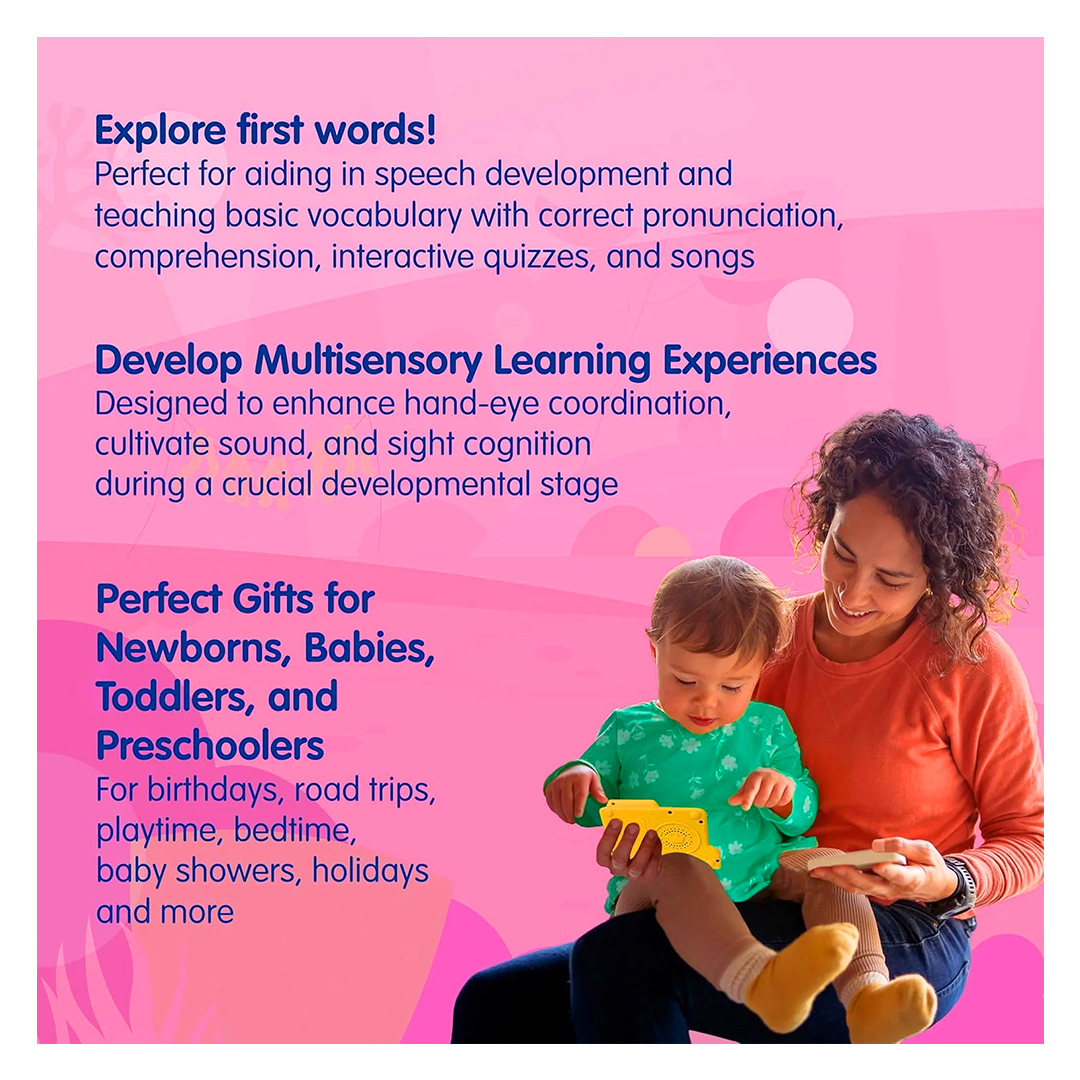 Baby Shark Flash Card Learning Bus Sound Pad Toy