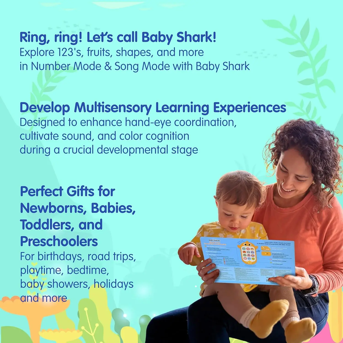 Baby Shark Sing & Learn Smart Phone Book