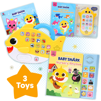 Baby Shark™ Musical Learning Bundle – 3 Toys, Endless Fun