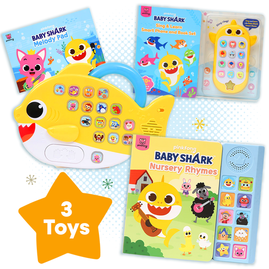 Baby Shark™ Musical Learning Bundle – 3 Toys, Endless Fun