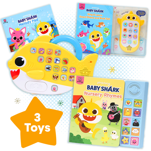 Baby Shark™ Musical Learning Bundle – 3 Toys, Endless Fun