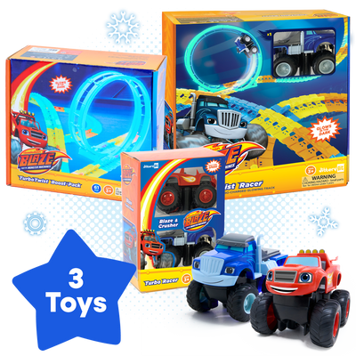 Blaze™ Racing Adventure Bundle – 3 Toys, Turbo-Charged Fun