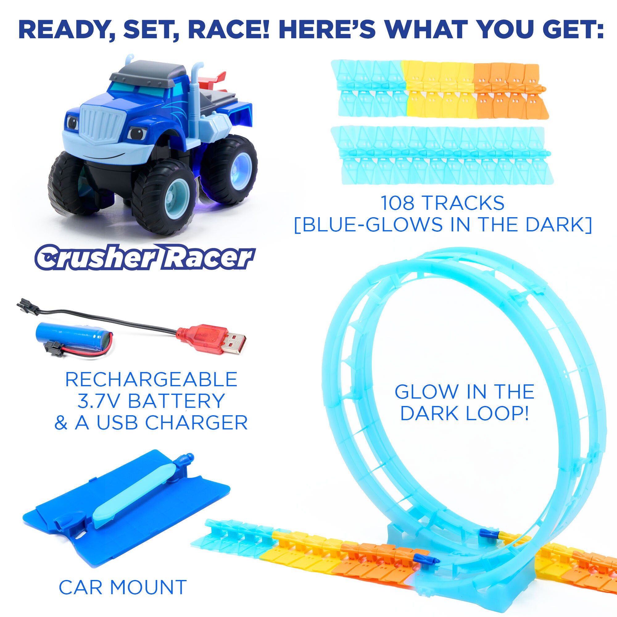 Blaze and the monster machines crusher race set – JitteryGit