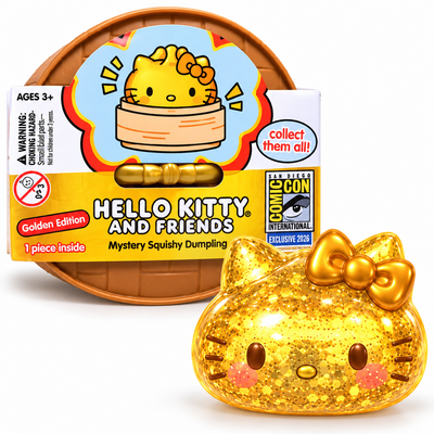 Hello Kitty and Friends Mystery Squishy Dumpling – Golden Edition