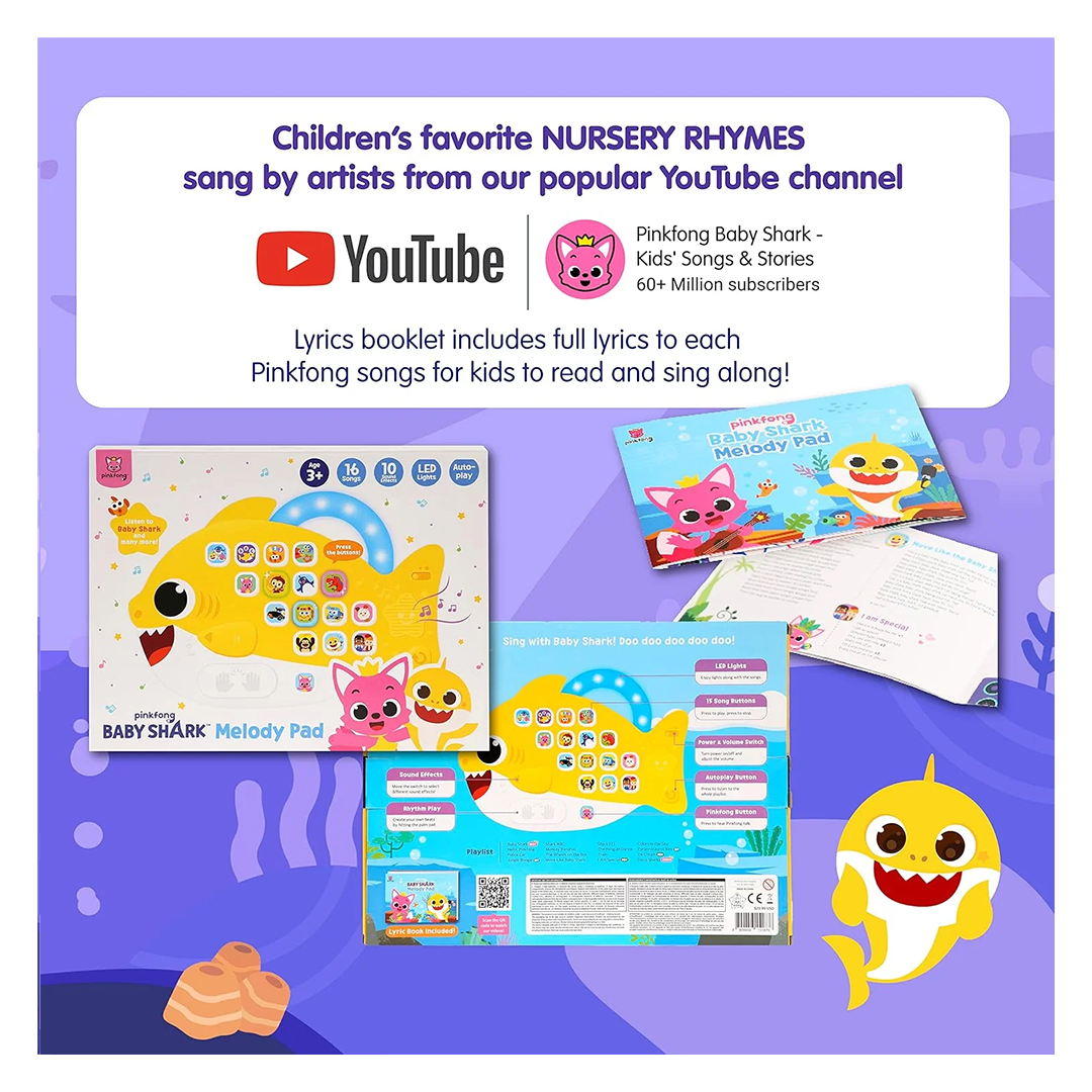 Baby Shark Melody Pad Musical Learning Toy