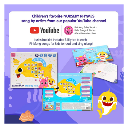 Baby Shark Melody Pad Musical Learning Toy