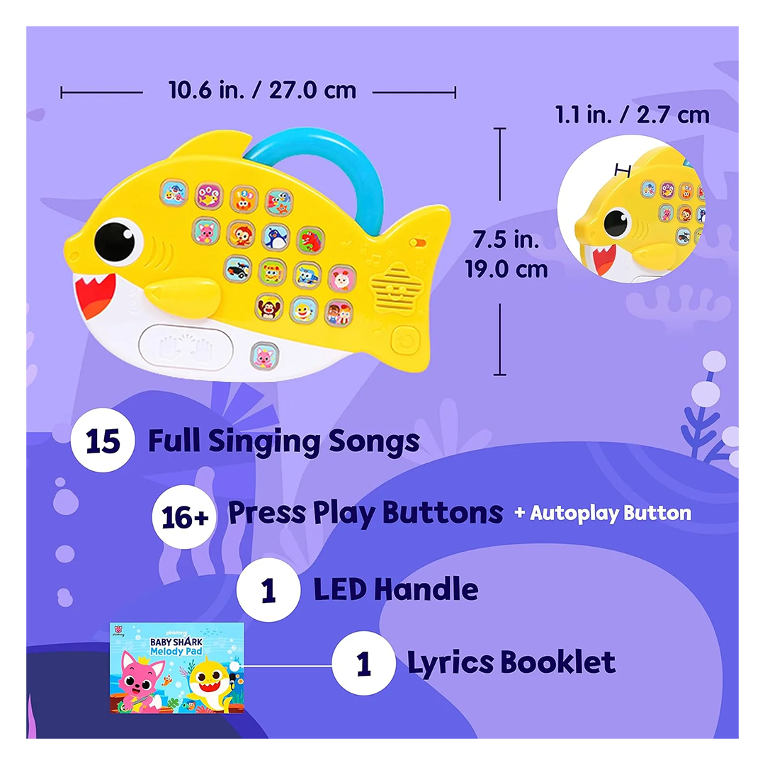 Baby Shark Melody Pad Musical Learning Toy