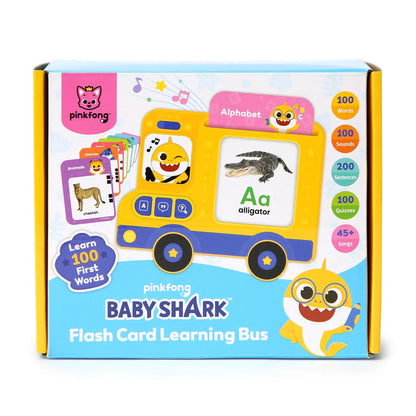 Baby Shark Flash Card Learning Bus Sound Pad Toy