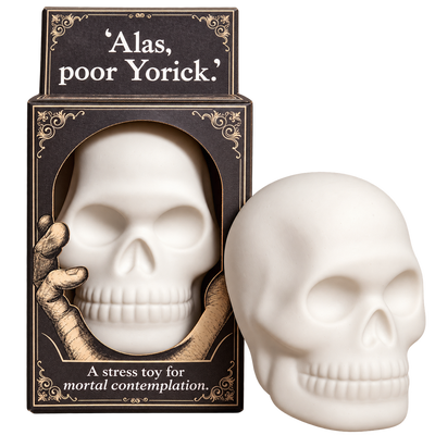 Alas Poor Yorick Skull Squishy – Shakespeare Stress Toy