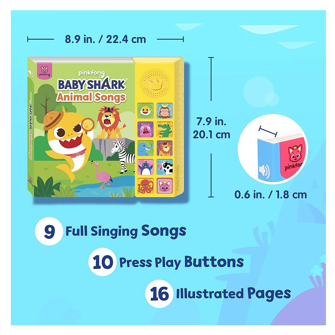 Baby Shark Animal Songs Sound Book