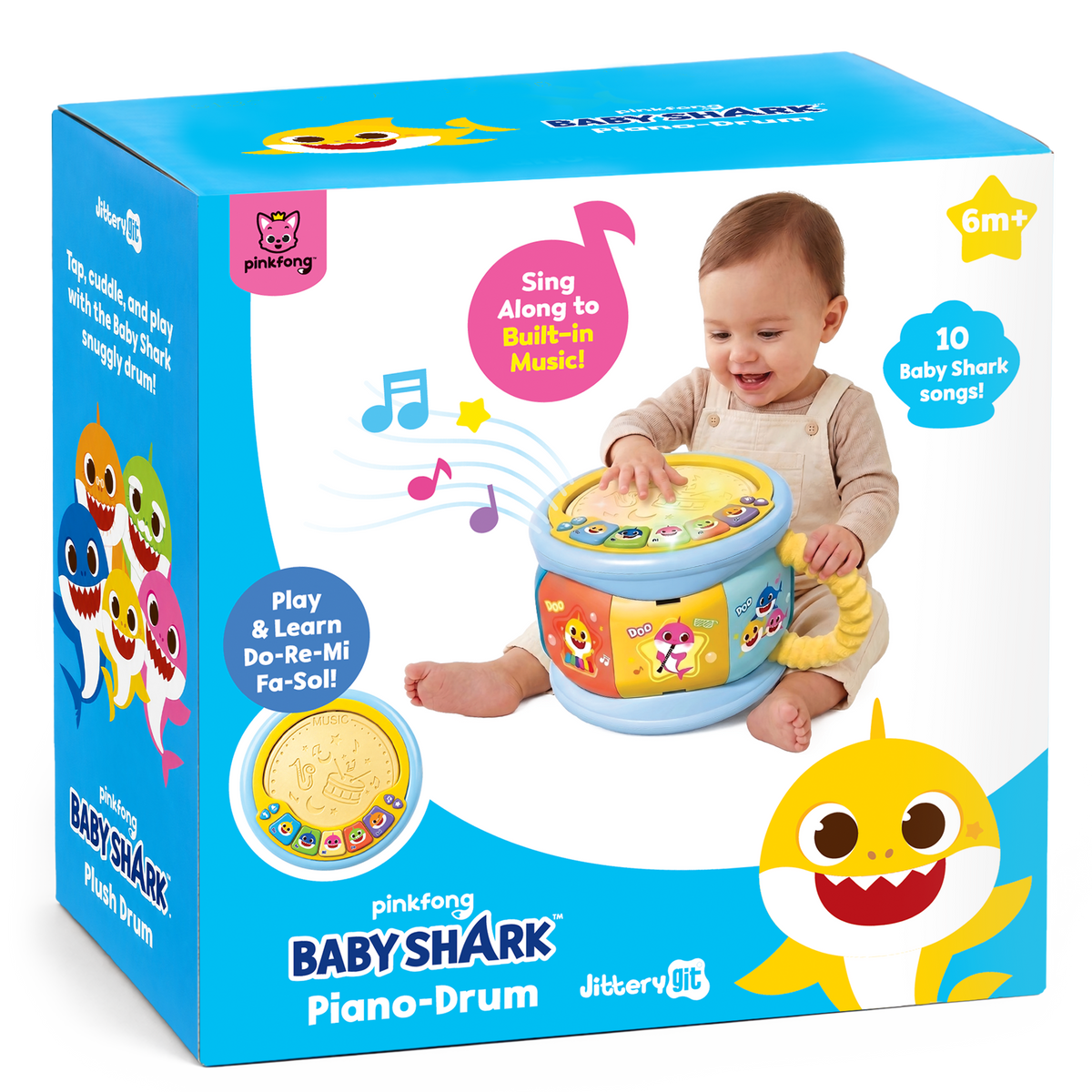 Baby Shark Piano Drum