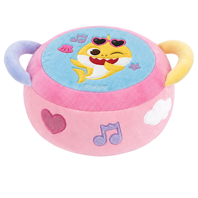 Baby Shark Plush Drum Pink