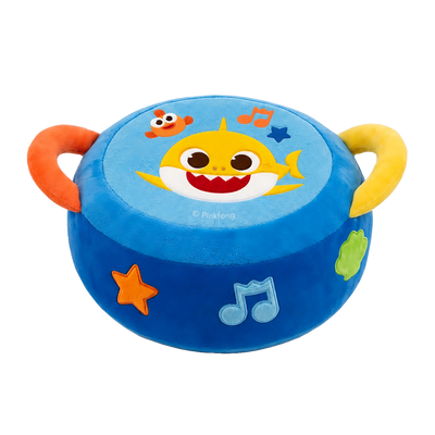 Baby Shark Plush Drum Blue