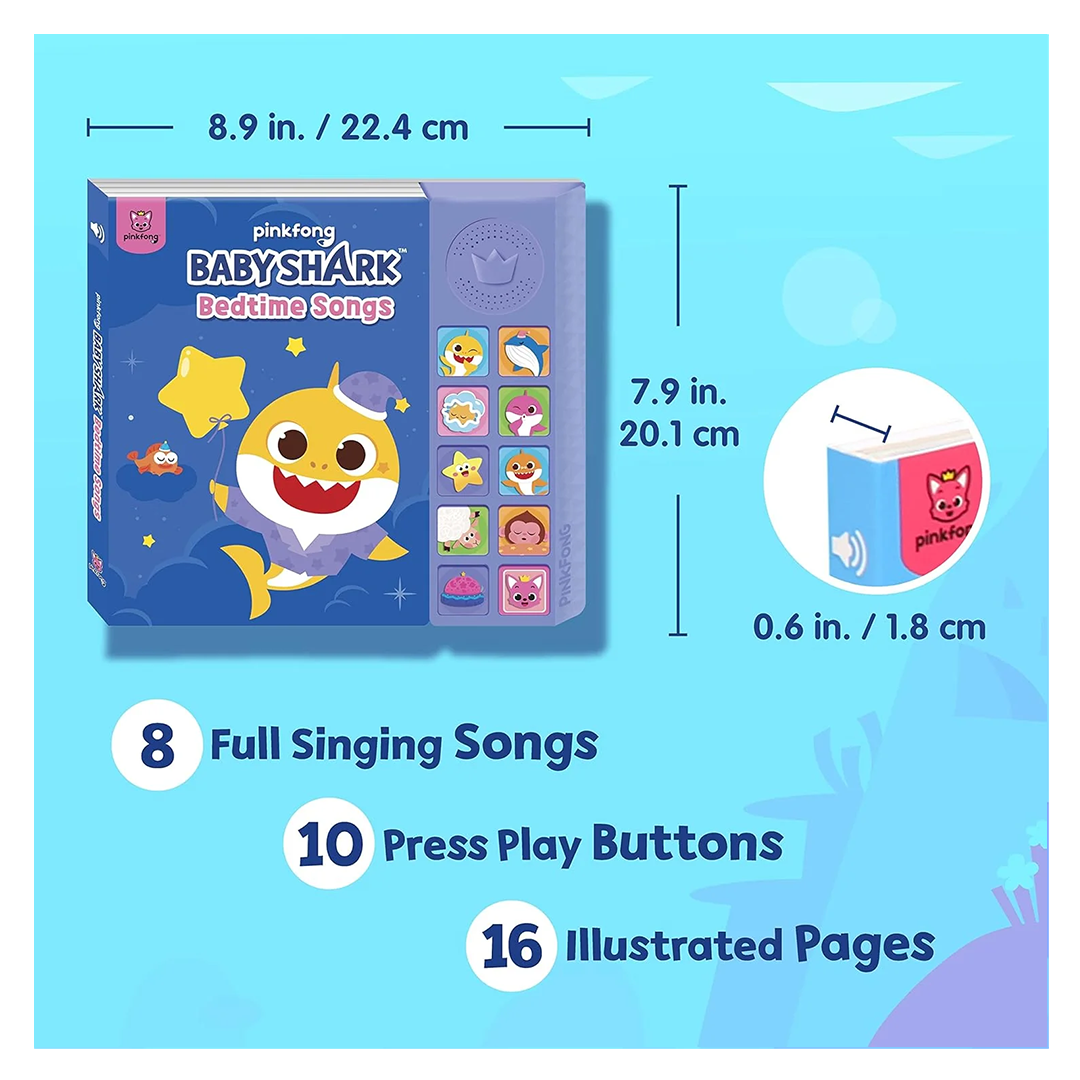 Baby Shark Bedtime Songs Sound Book