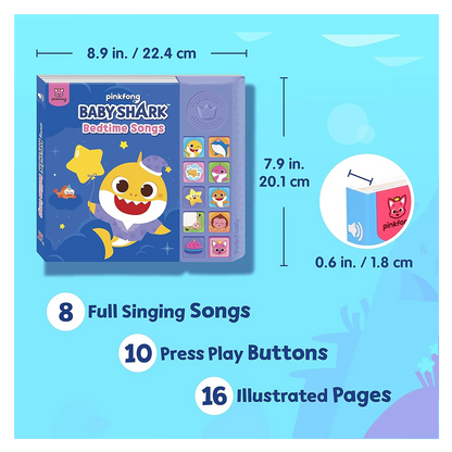 Baby Shark Bedtime Songs Sound Book