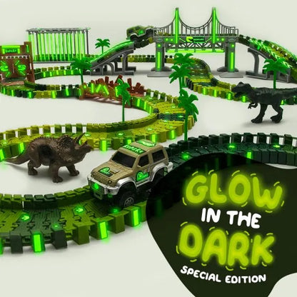Dino's Race Track Glow In The Track