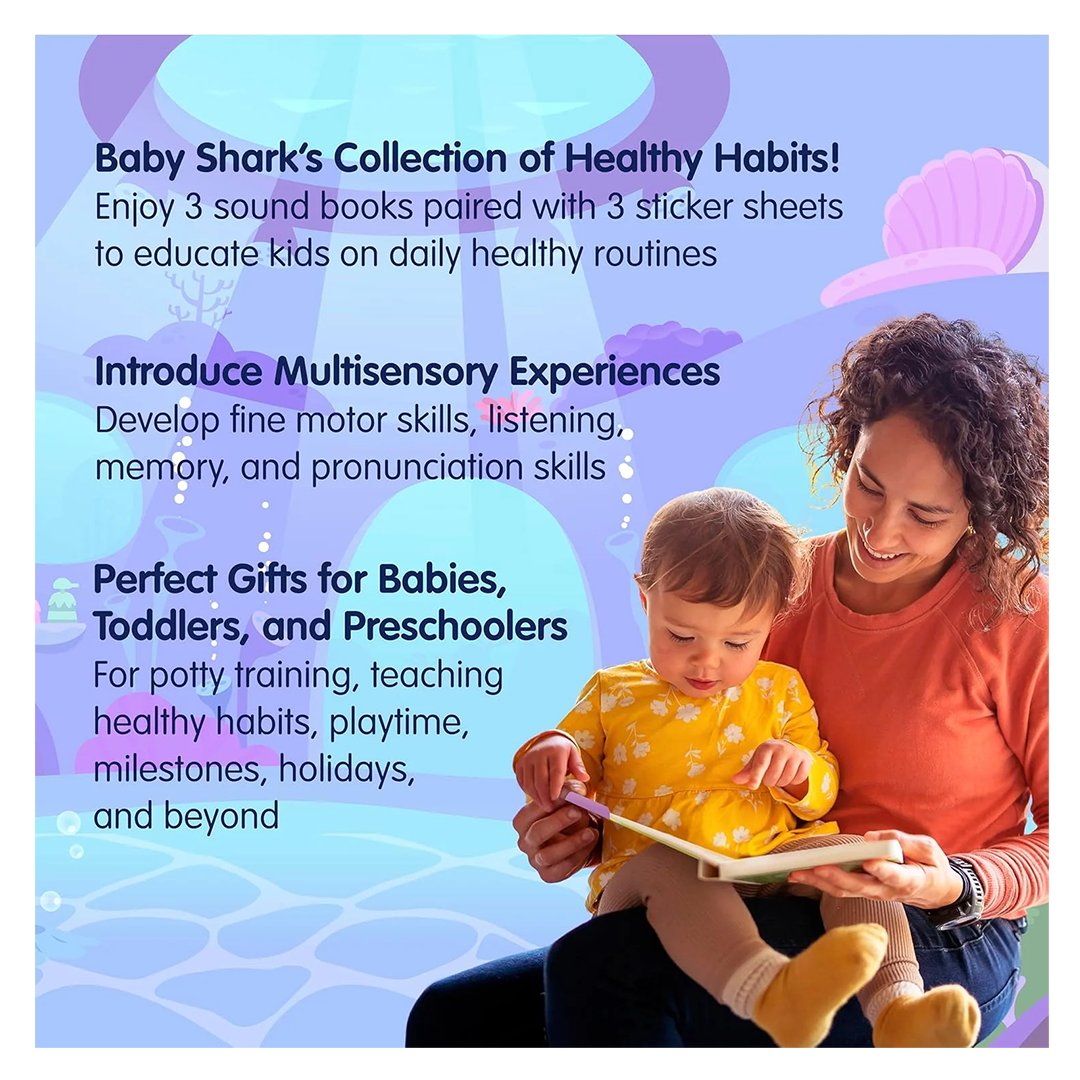 Baby Shark Healthy Habits Sound Books Boxed Set