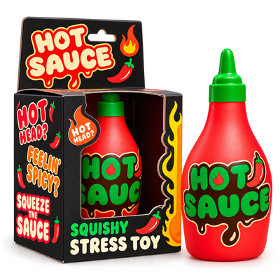 Hot Sauce Bottle Squishy – Slow Rise Stress Toy