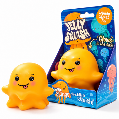 Jellysquish Glow-in-the-Dark Jellyfish Squishy